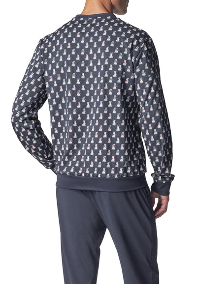 Cagi Pigiama Lungo Cotone Leggero da Uomo 4429-1061 2601S25