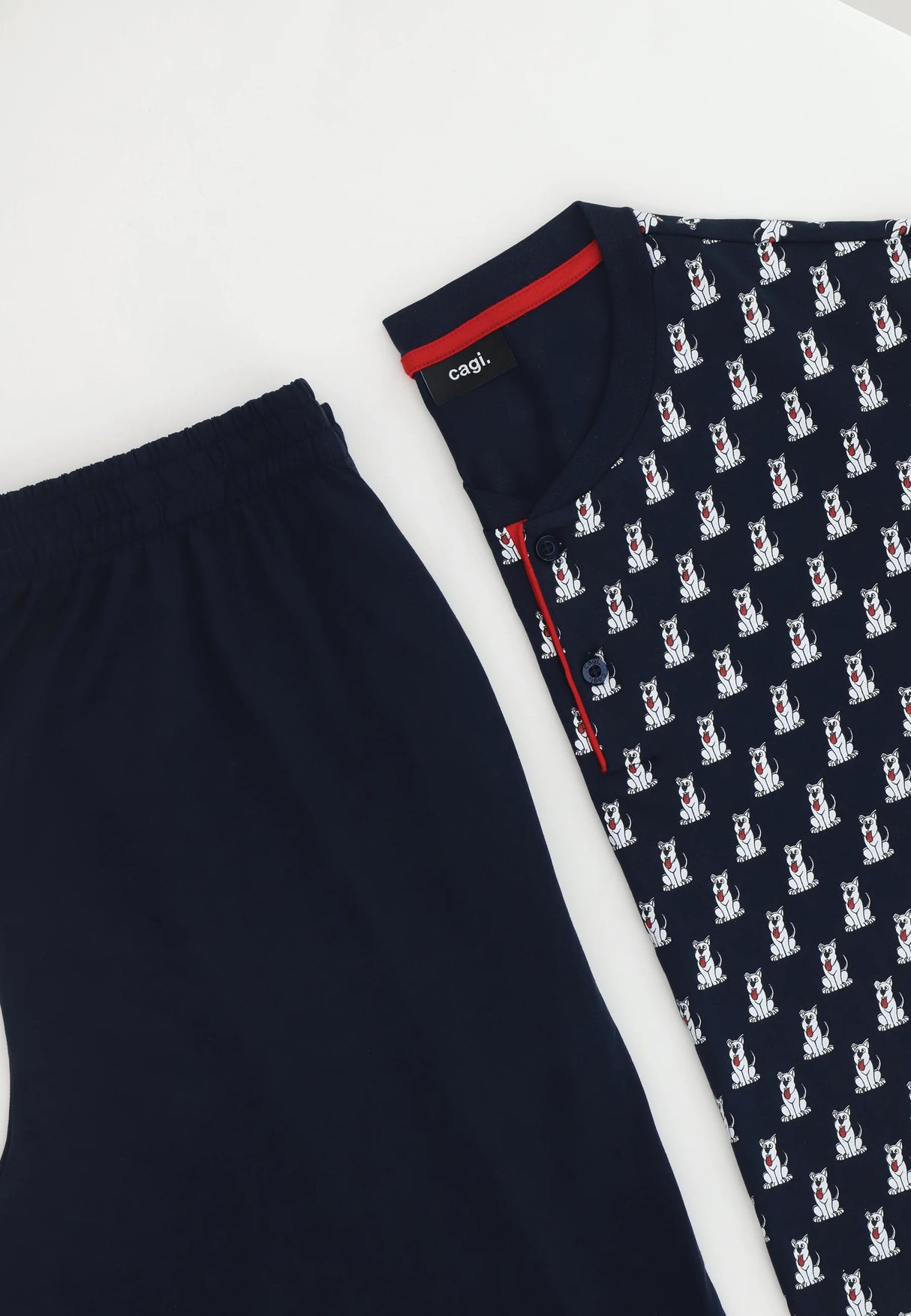 Cagi Pigiama Lungo Cotone Leggero da Uomo 4429-1061 2601S25