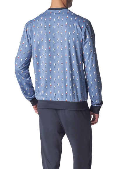 Cagi Pigiama Lungo Cotone Leggero da Uomo 4433-1062 2601S25