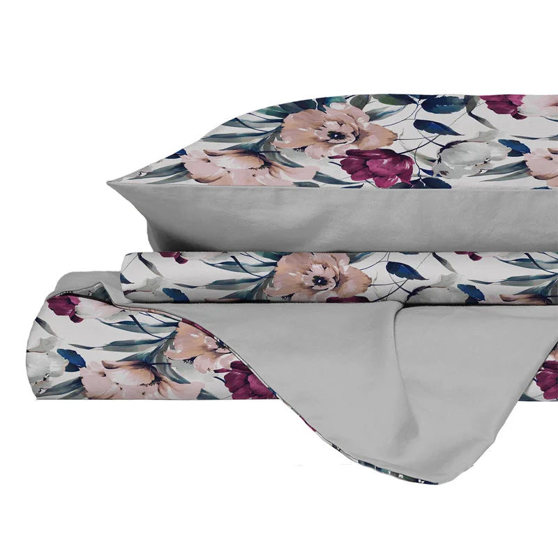 Parure Copripiumino Matrimoniale in Cotone 100% Made in Italy - Vari Disegni