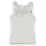 Vajolet Canotta Donna Spalla Larga in Lana e Pizzo 06902 1809S13