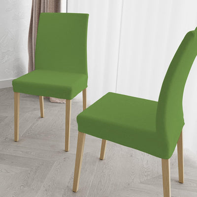 Set of 2 Chair Covers with Backrest in Stretch Fabric B17