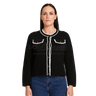 Verdissima Cardigan Corto in Viscosa con Bottoni 2509S50