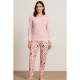 Verdissima Pigiama Caldo Cotone da Donna BL11 2509S60