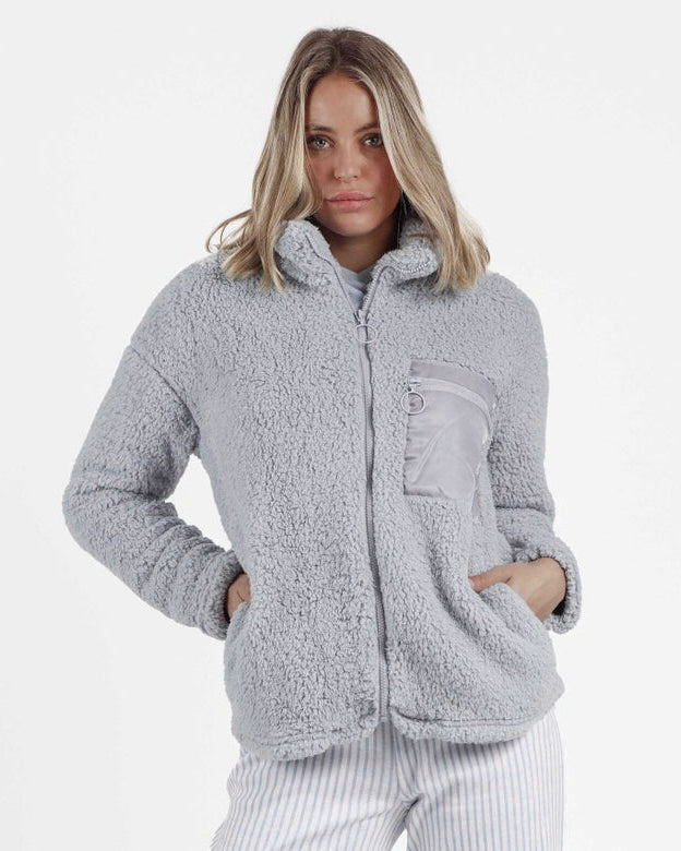 Admas Giacca da Camera Invernale da Donna in Pile con Zip 57541 S25