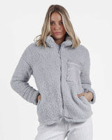 Admas Giacca da Camera Invernale da Donna in Pile con Zip 57541 S25