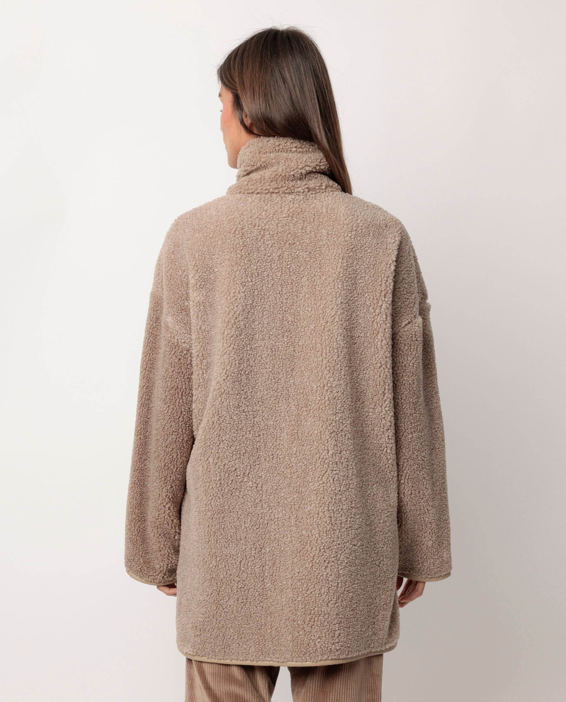 Admas Vestaglia donna invernale in pile con cerniera 67323 2511S30