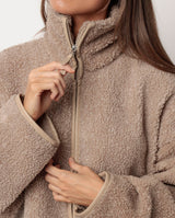 Admas Vestaglia donna invernale in pile con cerniera 67323 2511S30