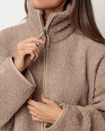 Admas Vestaglia donna invernale in pile con cerniera 67323 2511S30