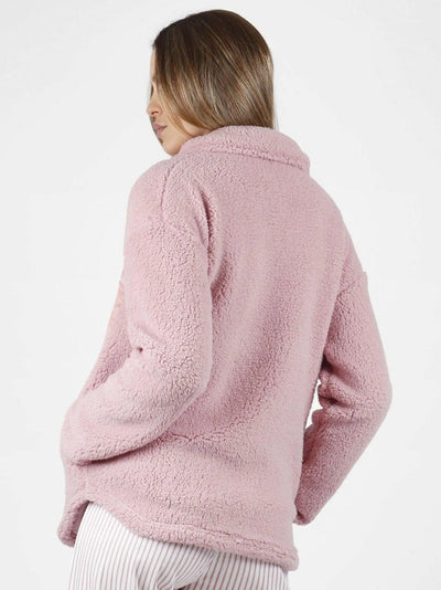 Admas Vestaglia Invernale da Donna in Pile Abbottonata 57541 S25 - Passarelli Biancheria