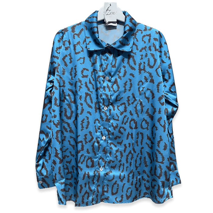Zero Luxury Camicia Abbigliamento da Donna modello Ampio in Tessuto Raso 32LUX219 S85