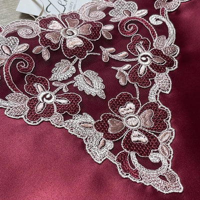 Zero Luxury Camicia da Notte in Raso a Bretelline 32LUX233 S100 - Passarelli Biancheria