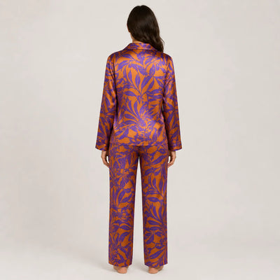 Zero Luxury Pigiama in Raso da Donna Aperto Avanti 32LUX207-1