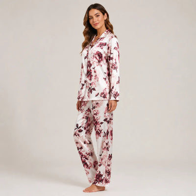 Zero Luxury Pigiama in Raso da Donna Aperto Avanti 32LUX207