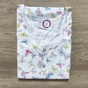 Zero Pigiamore Camicia da Notte Estiva Senza Maniche 413809 S34 - Passarelli Biancheria