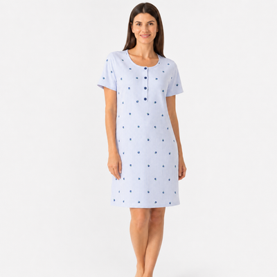Zero Pigiamore Camicia da Notte Estiva a Maniche Corte 413810