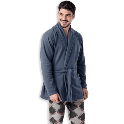 Zero Pigiamore Giacca da Camera Invernale da Uomo 323668 S44 - Passarelli Biancheria