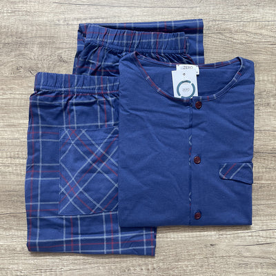 Zero Pigiamore Pigiama Estivo 3 Pezzi da Uomo 413964 S62