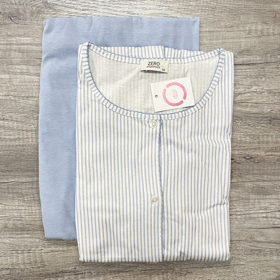 Zero Pigiamore Pigiama Estivo Aperto Maniche Lunghe da Donna 4368 2503S40