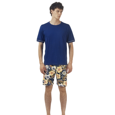 Zero Pigiamore Pigiama Estivo Corto da Uomo 413989 S42