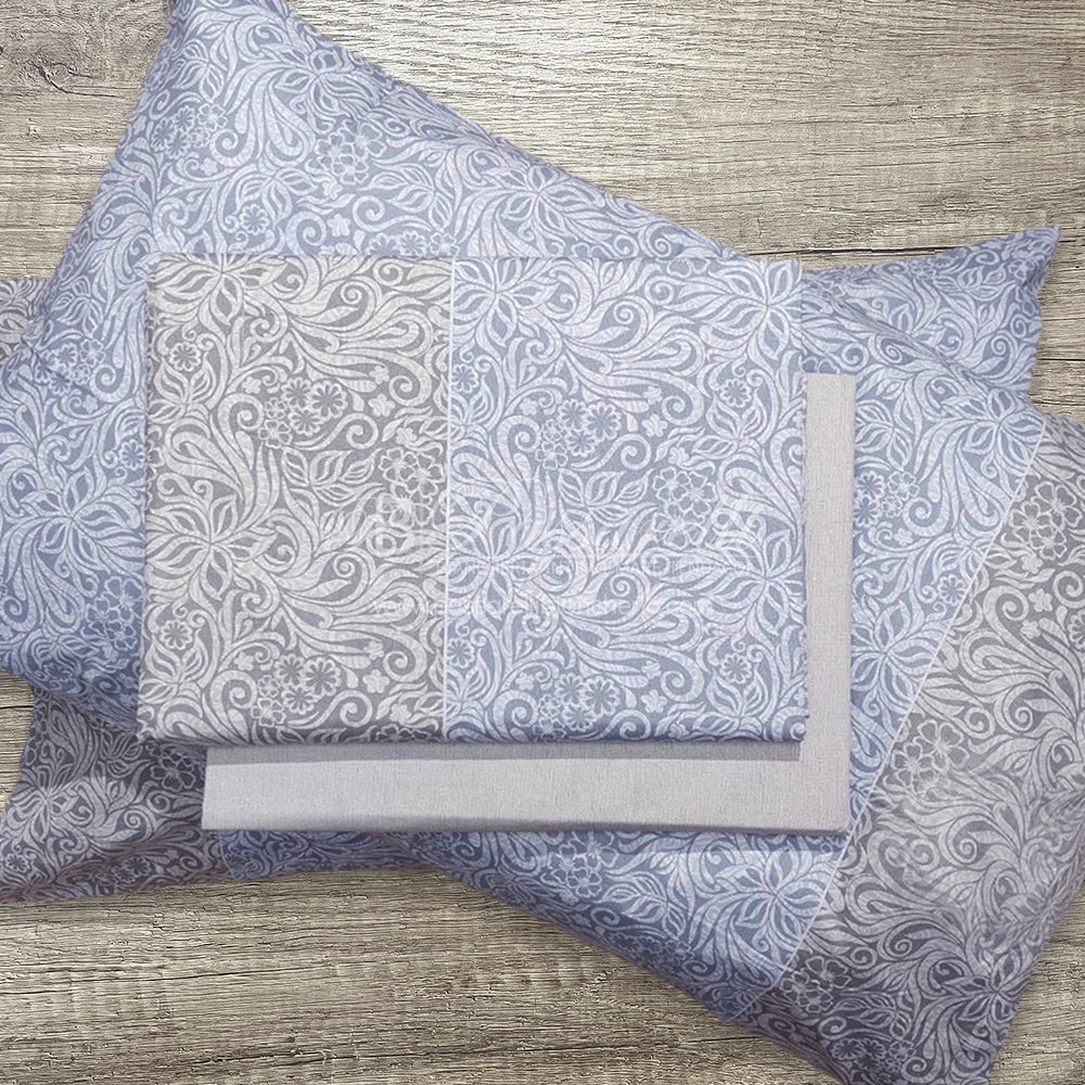 Zucchi Completo Lenzuola Matrimoniale Damask 2411S80