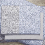 Zucchi Completo Lenzuola Matrimoniale Damask 2411S80