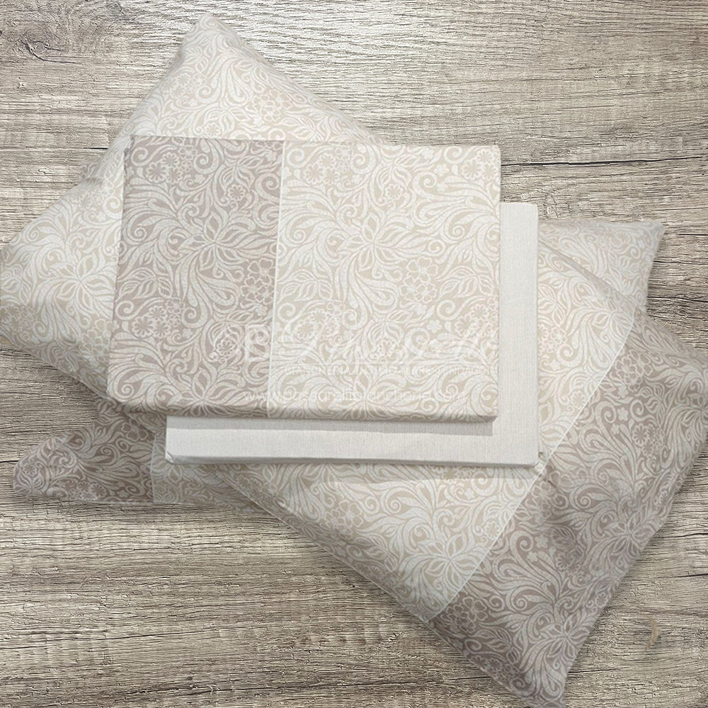 Zucchi Completo Lenzuola Matrimoniale Damask 2411S80