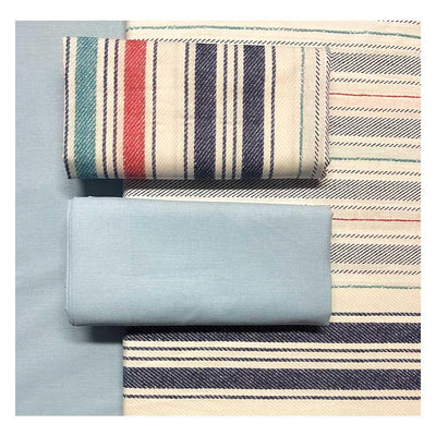 Zucchi Completo Lenzuola Piazza e Mezza c/doppie federe Patio D63 - Passarelli Biancheria