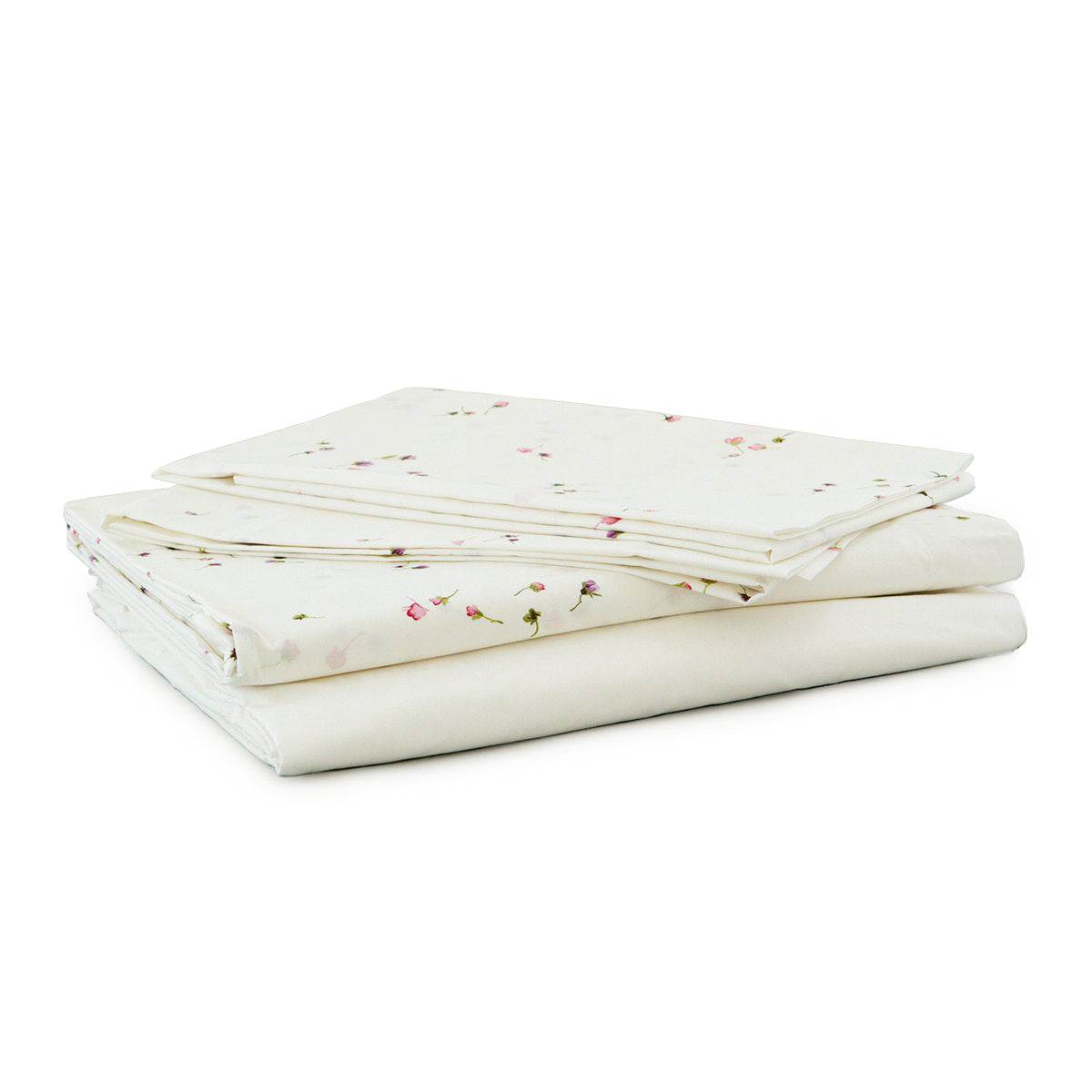 Zucchi Completo lenzuola matrimoniale in percalle di cotone Ginny 2411S44