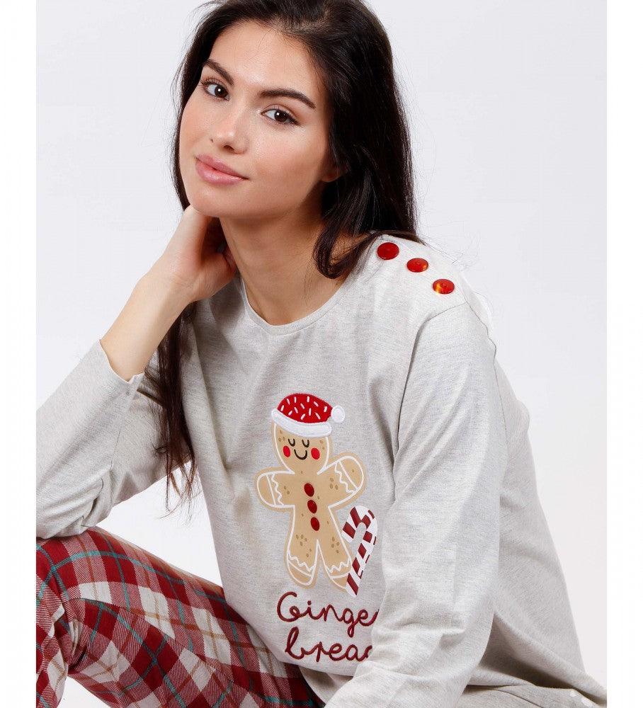 Admas Pigiama Invernale da Donna in Caldo Cotone 56236 S34 - Passarelli Biancheria