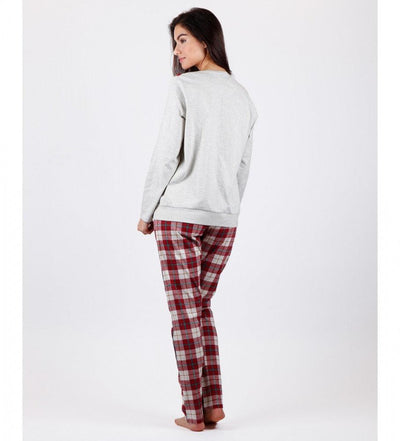 Admas Pigiama Invernale da Donna in Caldo Cotone 56236 S34 - Passarelli Biancheria