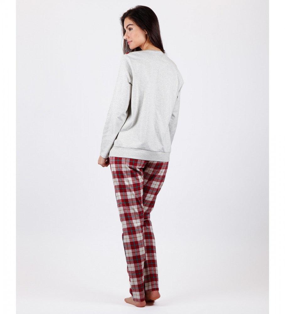 Admas Pigiama Invernale da Donna in Caldo Cotone 56236 S34 - Passarelli Biancheria