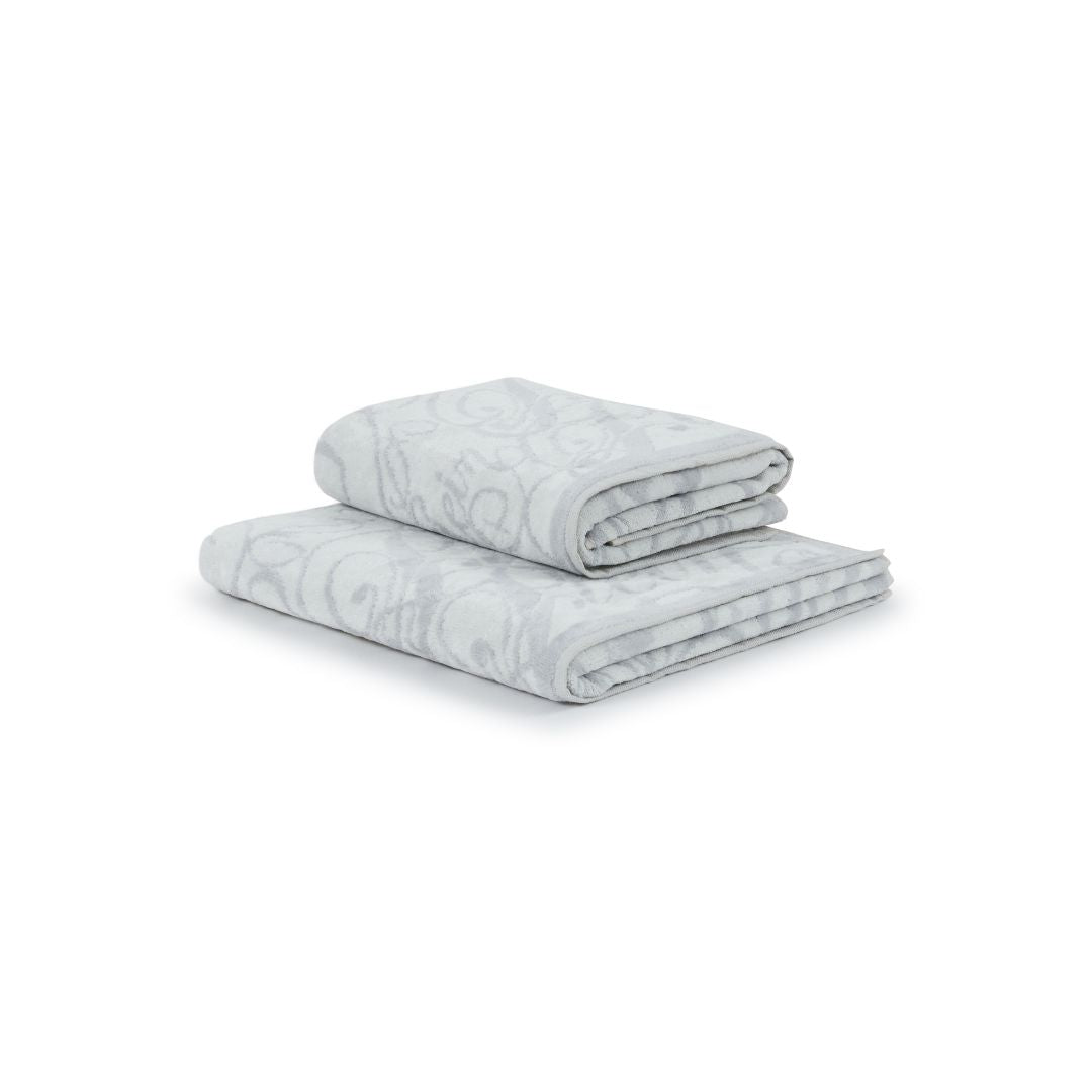 Philipp Plein Asciugamano con Ospite Script Moderno in Spugna