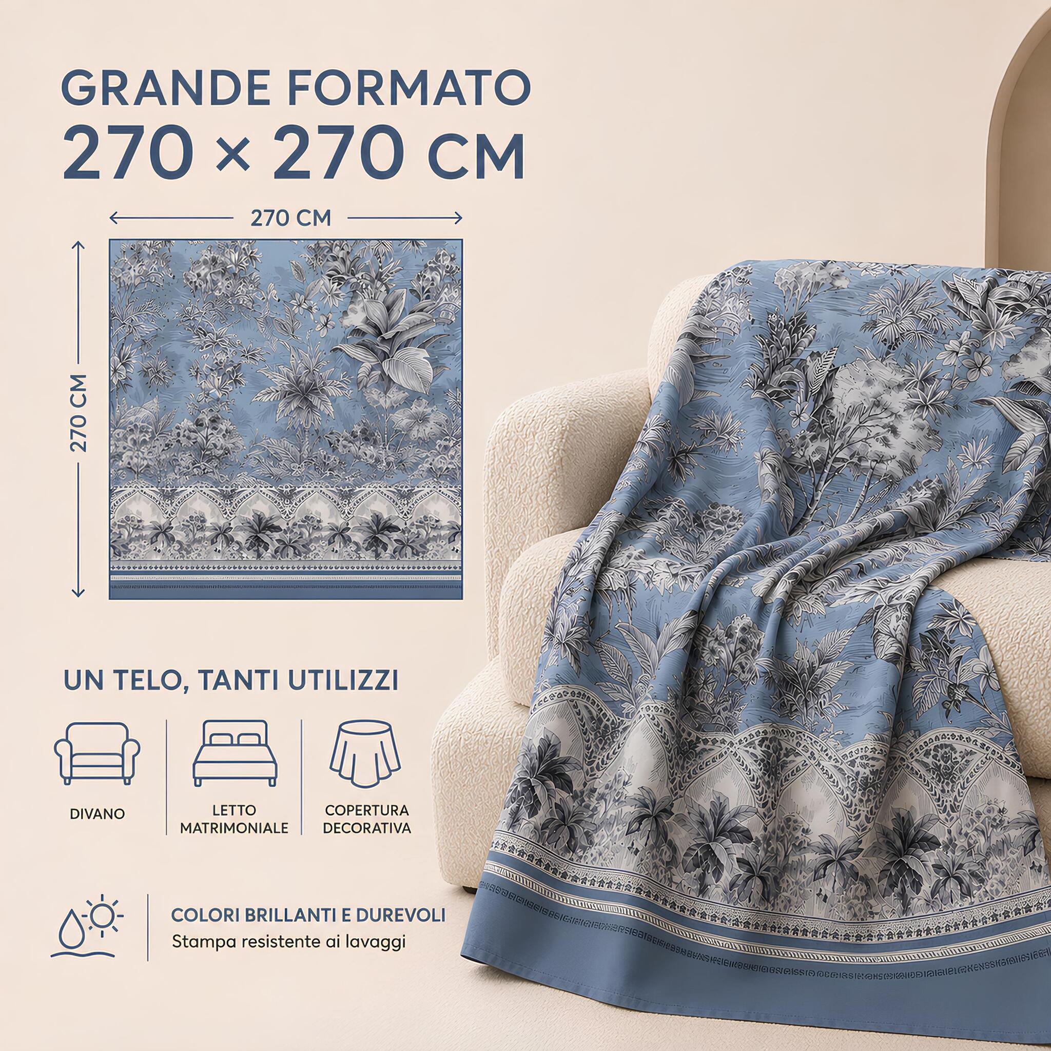 Bassetti Granfoulard Telo Arredo Boboli 270x270cm