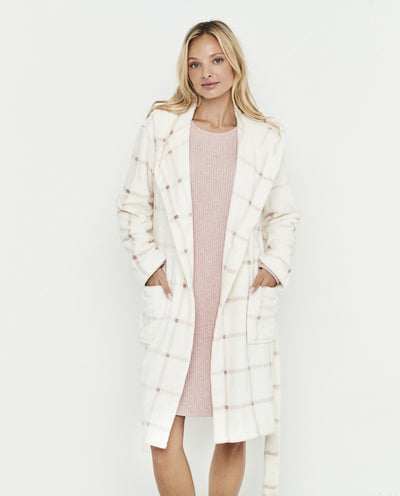 Selmark Vestaglia Invernale da Donna con cintura PC273