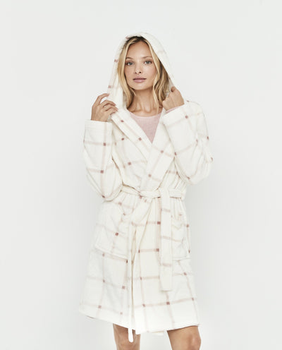 Selmark Vestaglia Invernale da Donna con cintura PC273