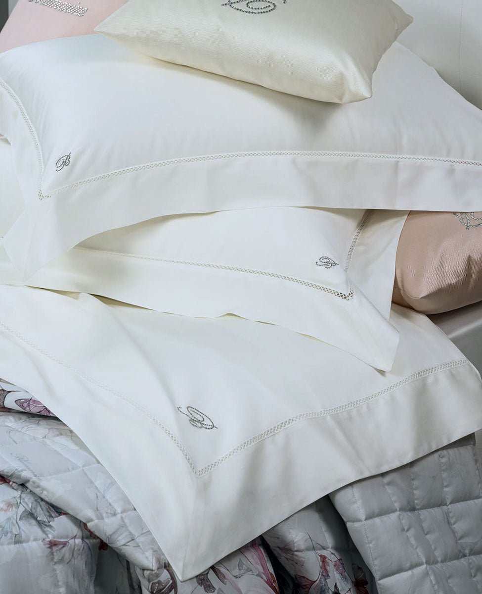 Blumarine Completo Lenzuola Matrimoniale Blu Notte 101060424 2511S390