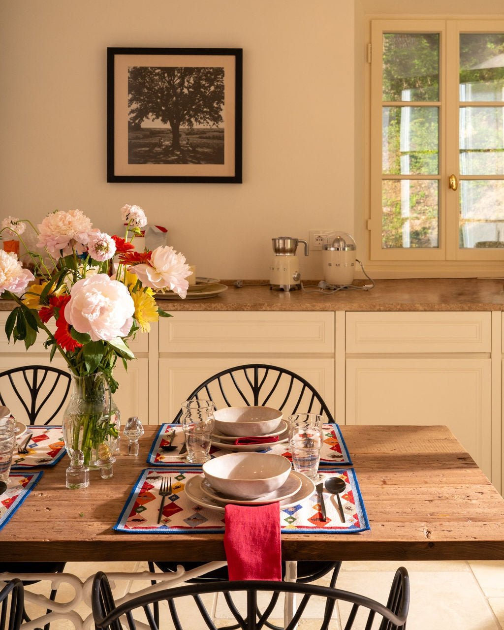 Tessitura Toscana Telerie Sottopiatto set 2 pezzi My Mat Boscolandia