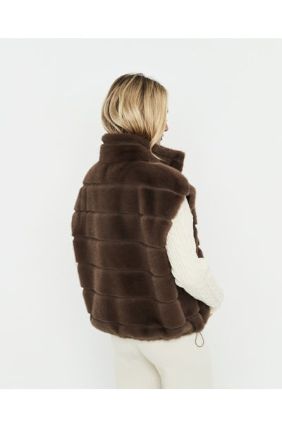 Selmark Gilet in ecopelliccia PC269