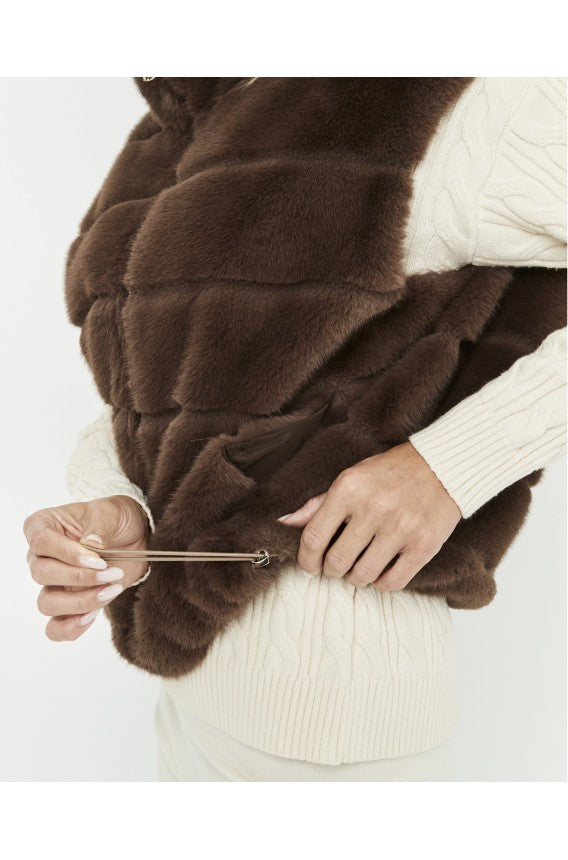 Selmark Gilet in ecopelliccia PC269