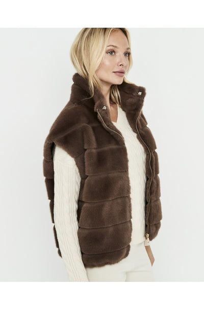 Selmark Gilet in ecopelliccia PC269