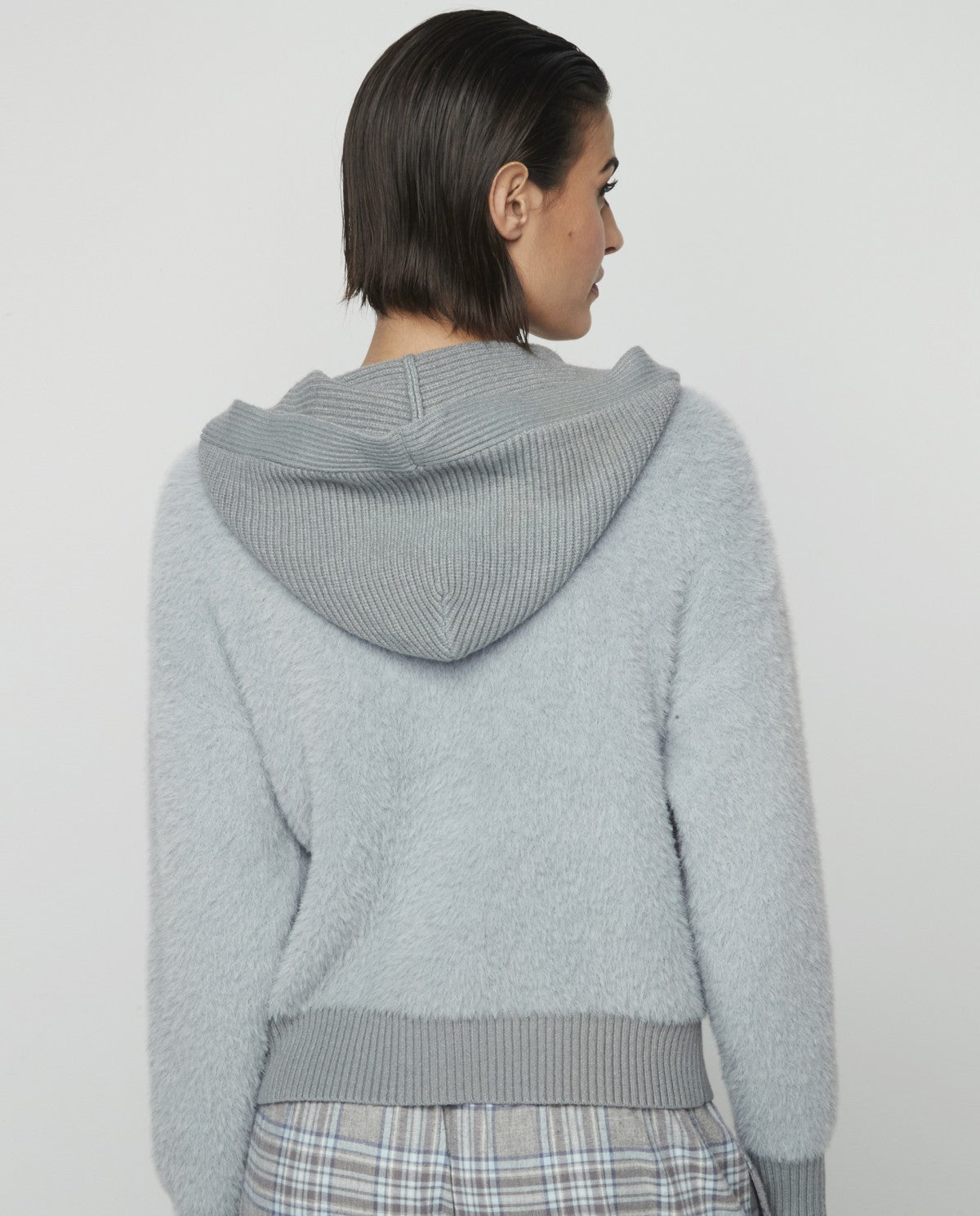 Selmark Giacca Corta con Bottoni e Cappuccio PC178 2505S58