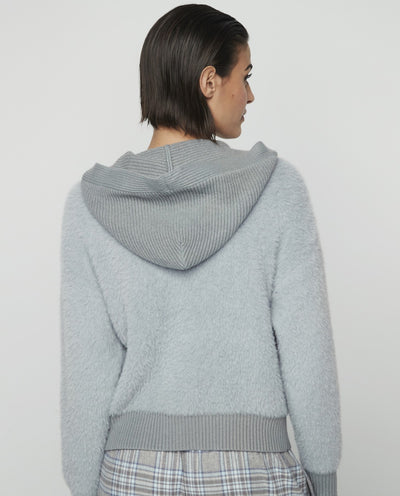 Selmark Giacca Corta con Bottoni e Cappuccio PC178 2505S58