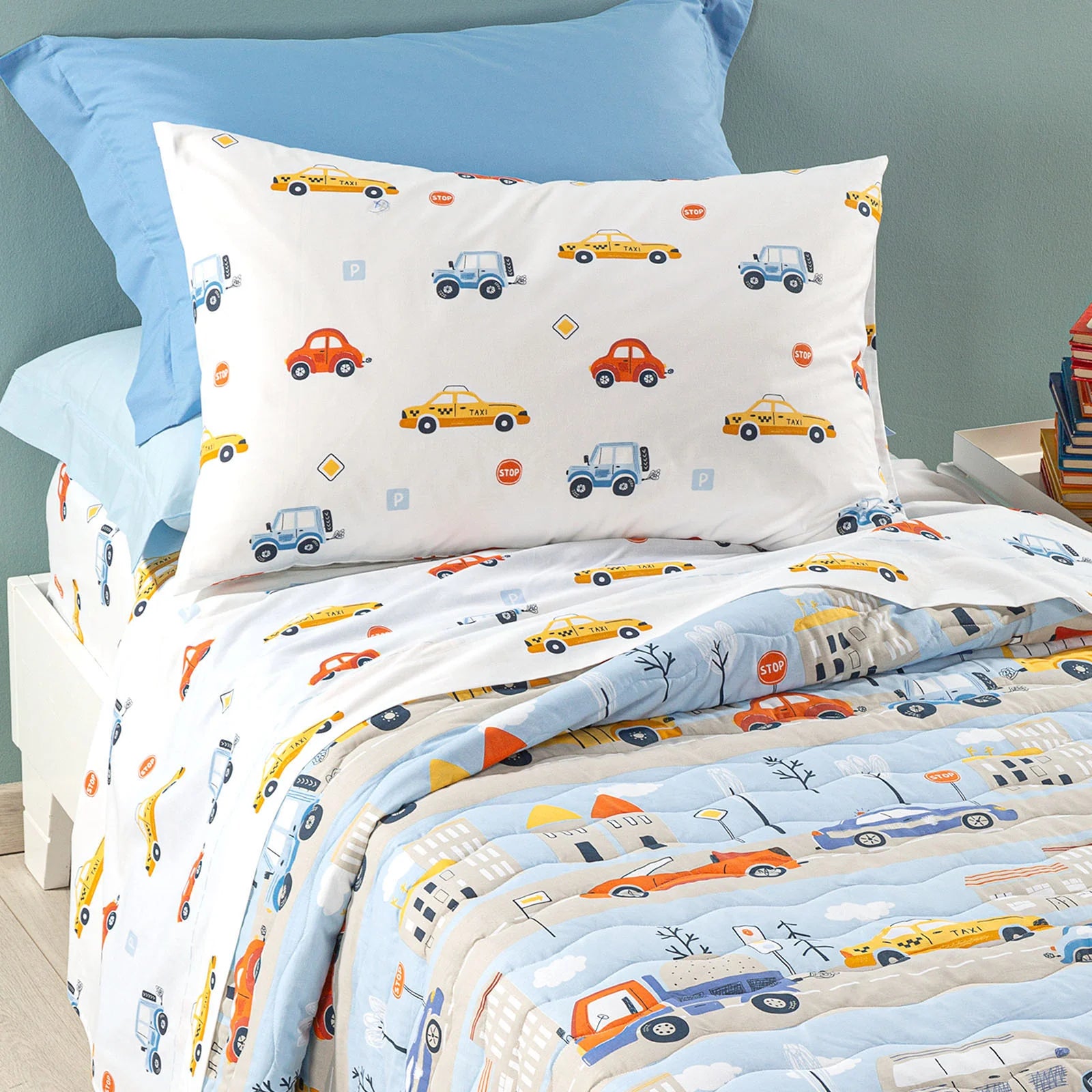 Caleffi Completo Lenzuola In Cotone Car - Varie dimensioni