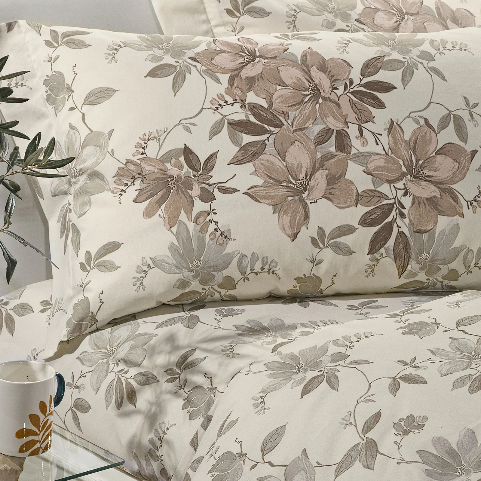 Caleffi Completo Lenzuola Matrimoniale Primanatura Loto 2504S48