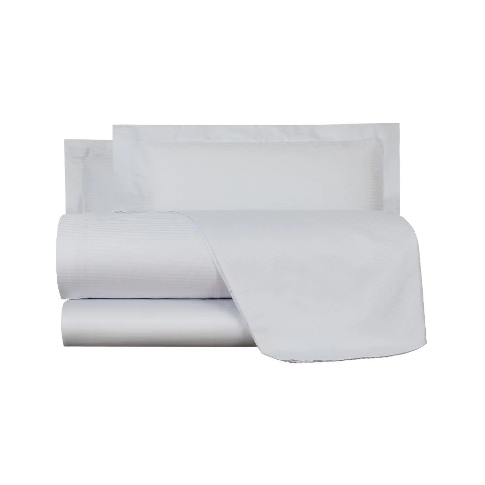 Mirabello Completo Lenzuola Matrimoniale Riga Raso 2604S110