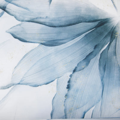 Mirabello Lenzuola Copriletto Matrimoniali in Raso di Cotone Abstract Flower