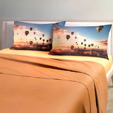 Caleffi Completo Lenzuola Singolo In Cotone Cappadocia 2502S25