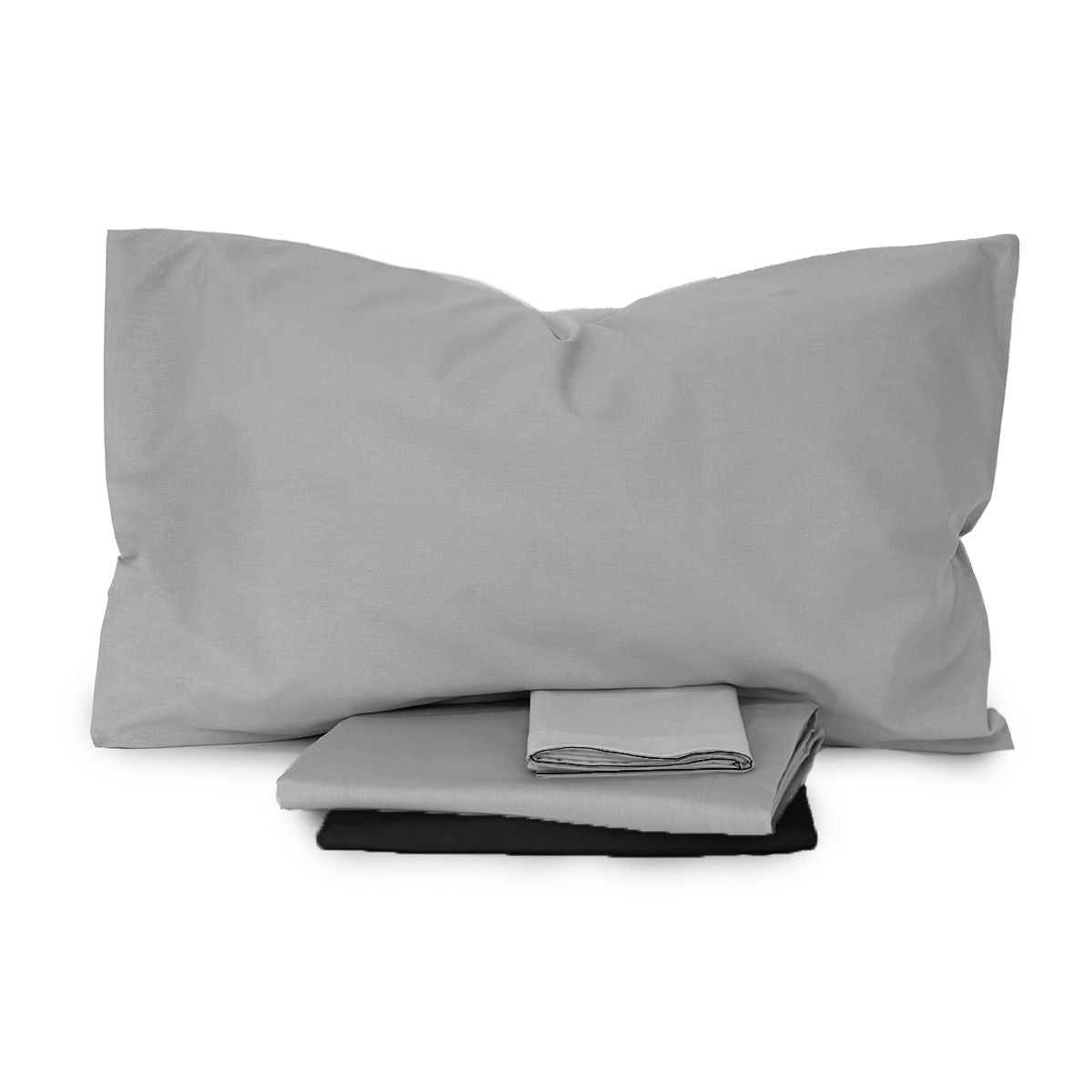 Bassetti Completo lenzuola Double Pop Color Tinta Unita - Dimensioni Varie