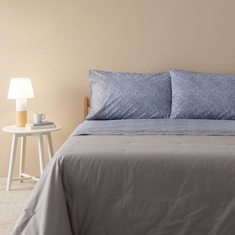 Zucchi Completo Lenzuola Matrimoniale Damask 2411S80